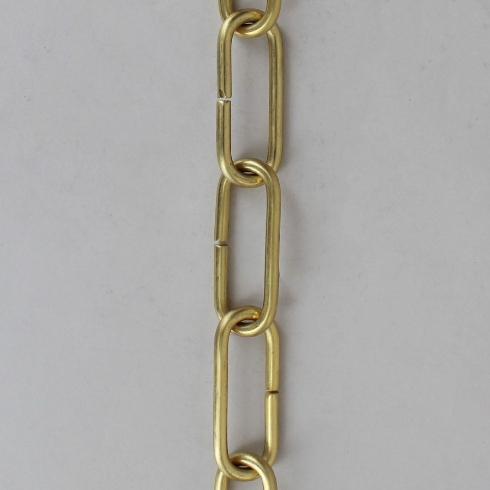 5/32in Thick Oval Lamp Chain - Unfinished Brass Questions & Answers