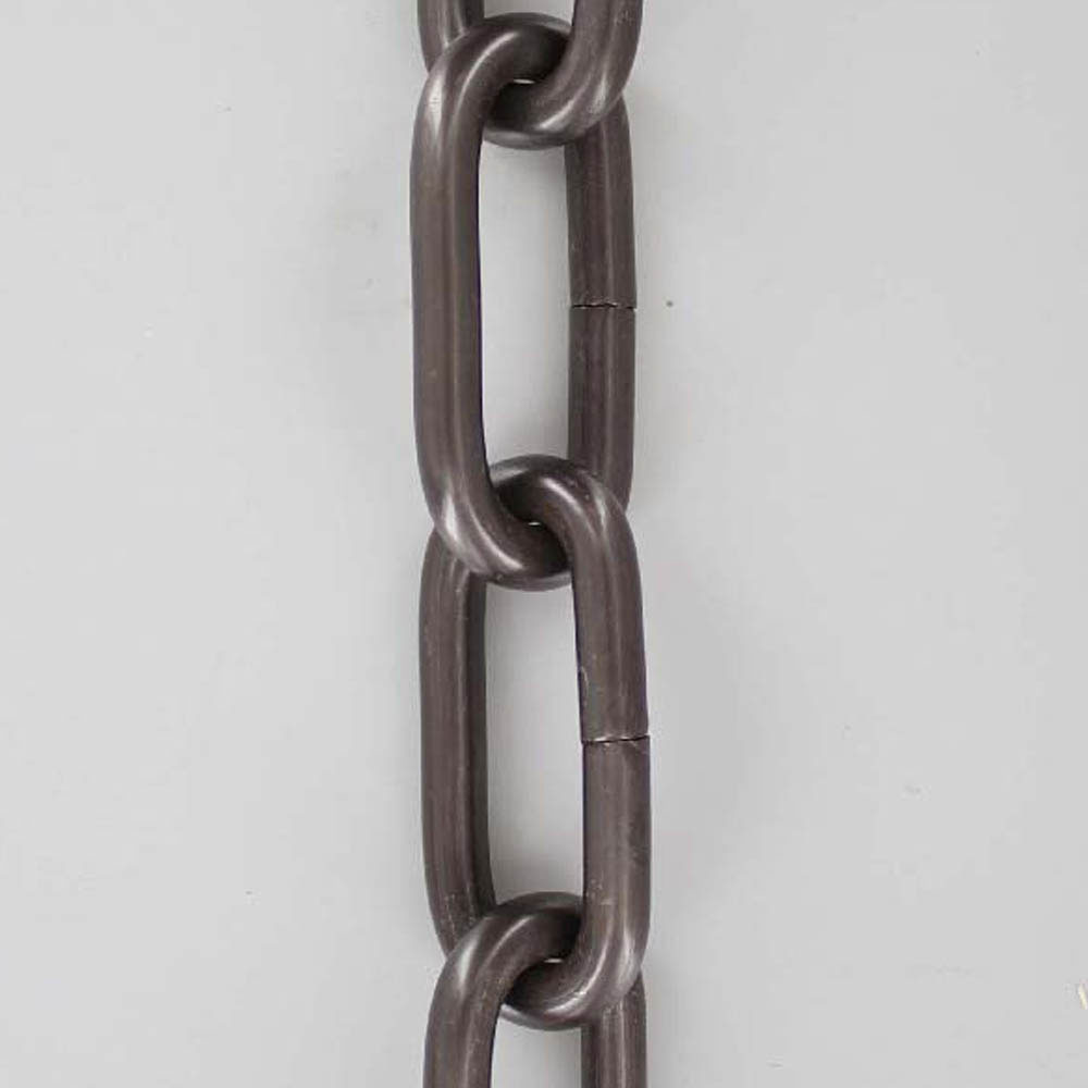 1 Gauge (5/16in.) Thick Steel Oval Lamp Chain - Antique Bronze Finish Questions & Answers