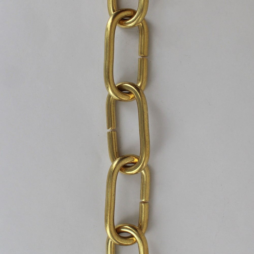 5/16in. Thick Solid Brass Large Oval Chain - Unfinished Brass Questions & Answers