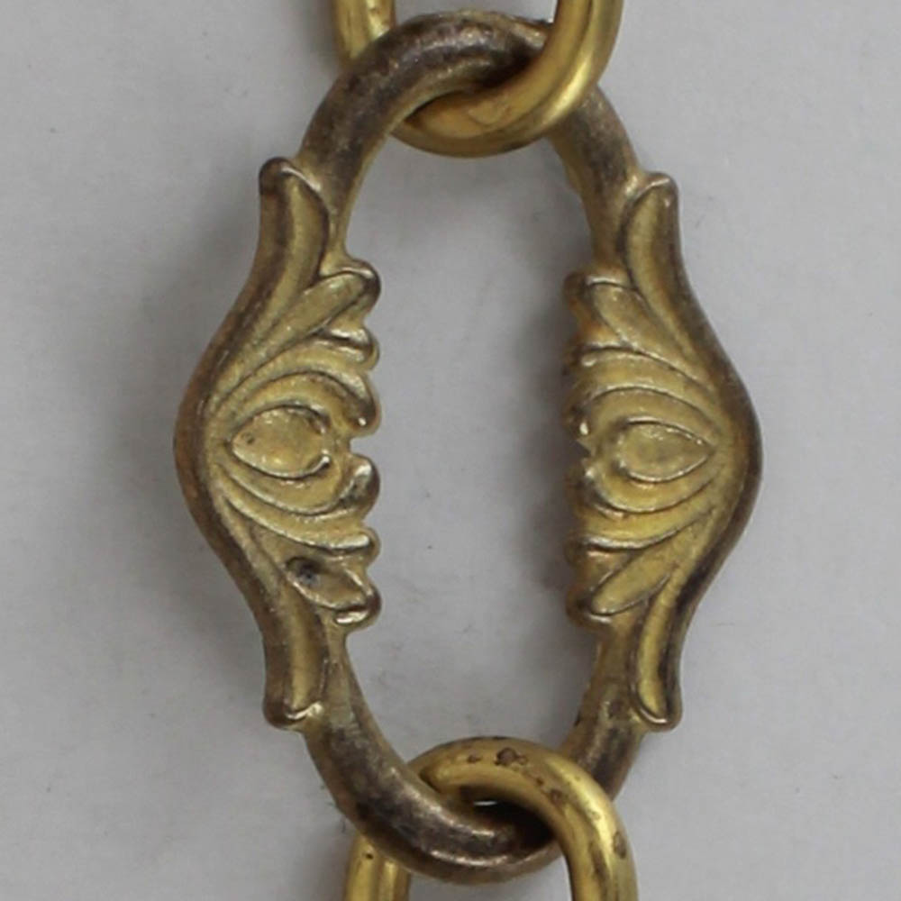 1/16in. Thick Cast Brass Floral Leaf Lamp Chain - Unfinished Brass Questions & Answers