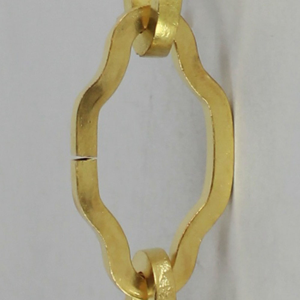 1/8in. Thick Solid Brass Gothic Lamp Chain - Unfinished Brass Questions & Answers