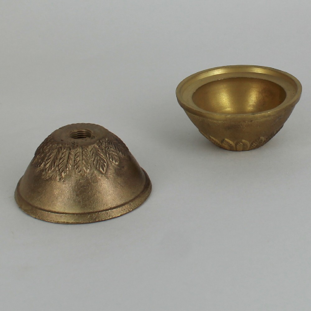 Unfinished Cast Brass Leaf Tapered Cup Questions & Answers