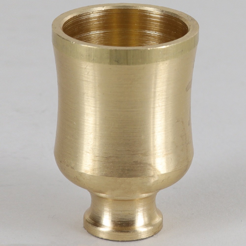 1/8ips - 1in Diameter Turned Brass Plain Bell Cup - Unfinished Brass Questions & Answers