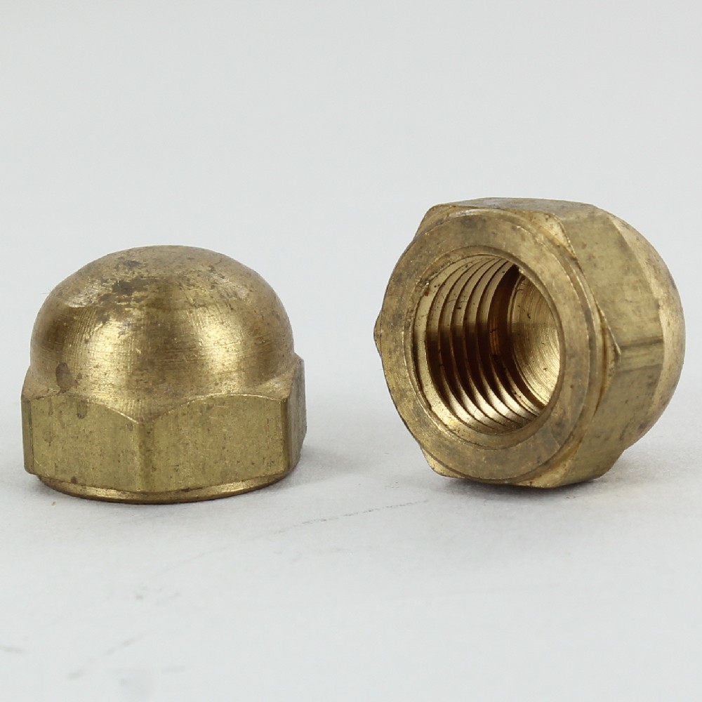 1/4ips - Hex Nut Acorn Finial - Unfinished Brass Questions & Answers