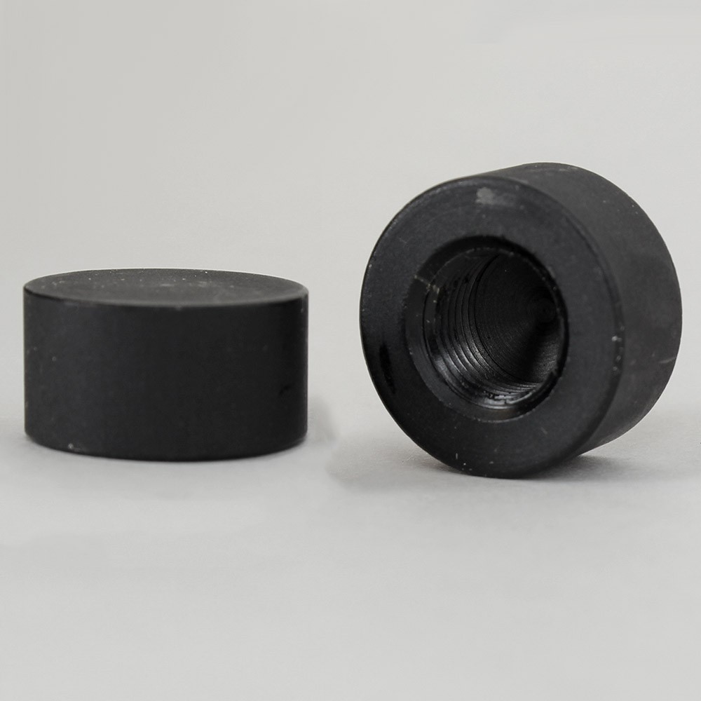 1/8ips - 3/4in x 3/8in - Flat Cap Finial - Black Powdercoat Questions & Answers