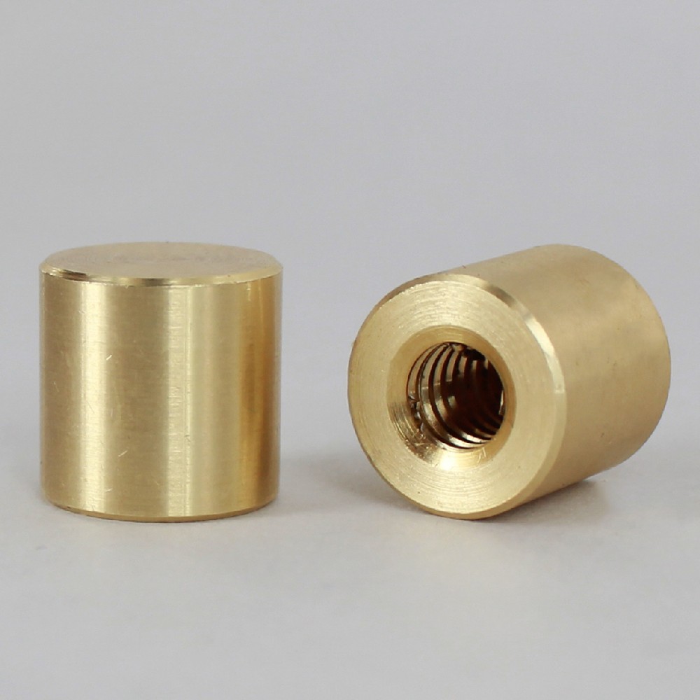 1/4-20 UNC - 1/2in X 1/2in Cylinder Finial - Unfinished Brass Questions & Answers