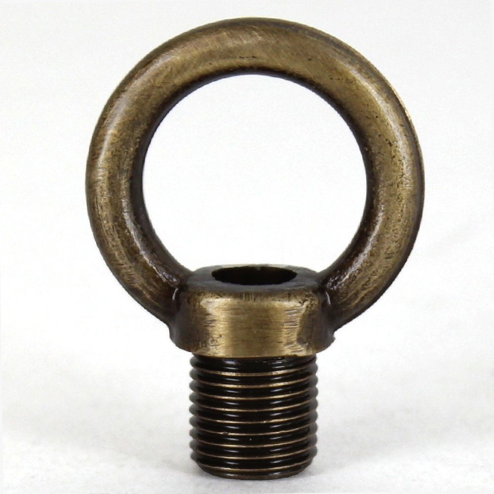 1/8ips. - Male Threaded - Brass Loop with Wire Way - Antique Brass Finish Questions & Answers