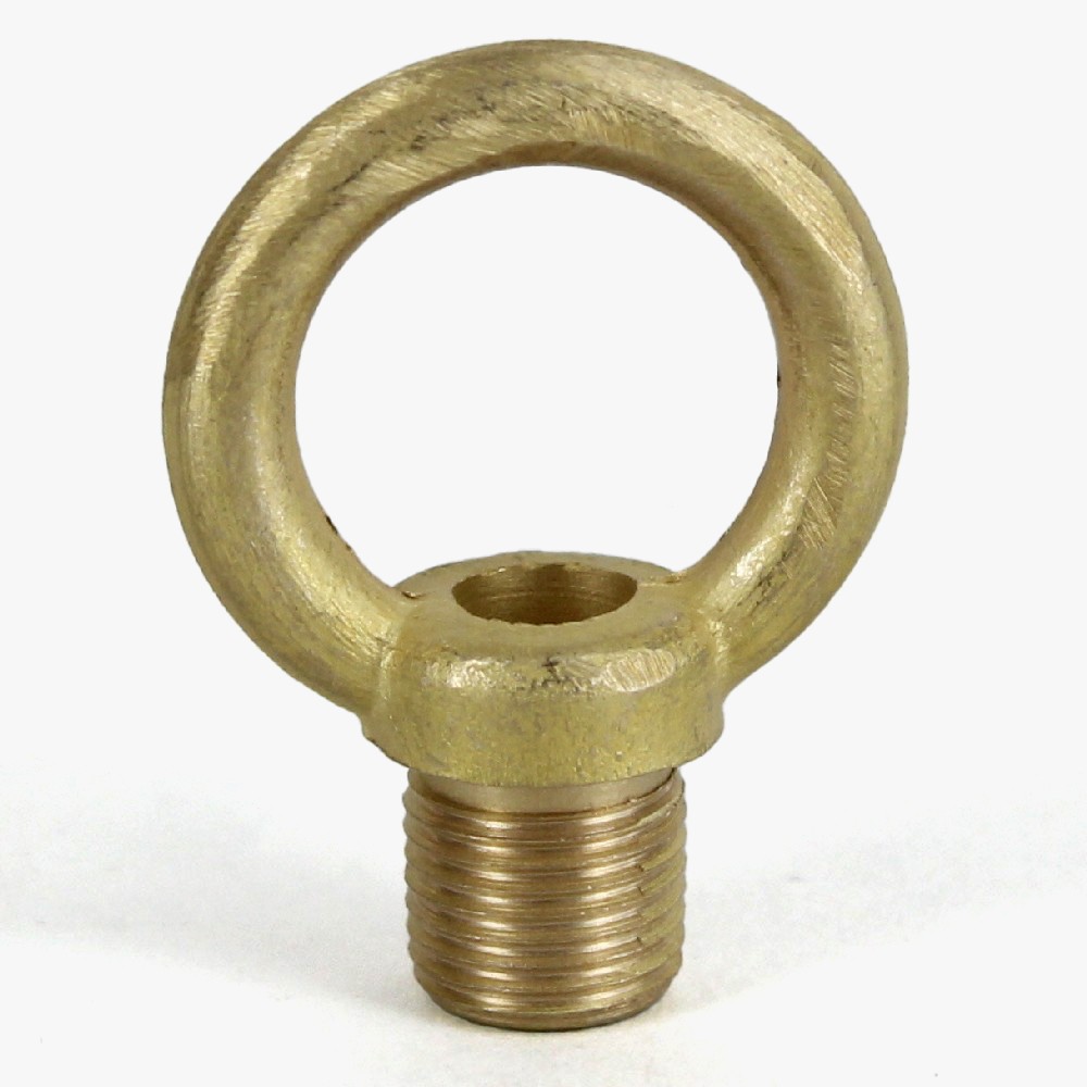 1/8ips. - Male Threaded - Brass Loop with Wire Way - Unfinished Brass Questions & Answers