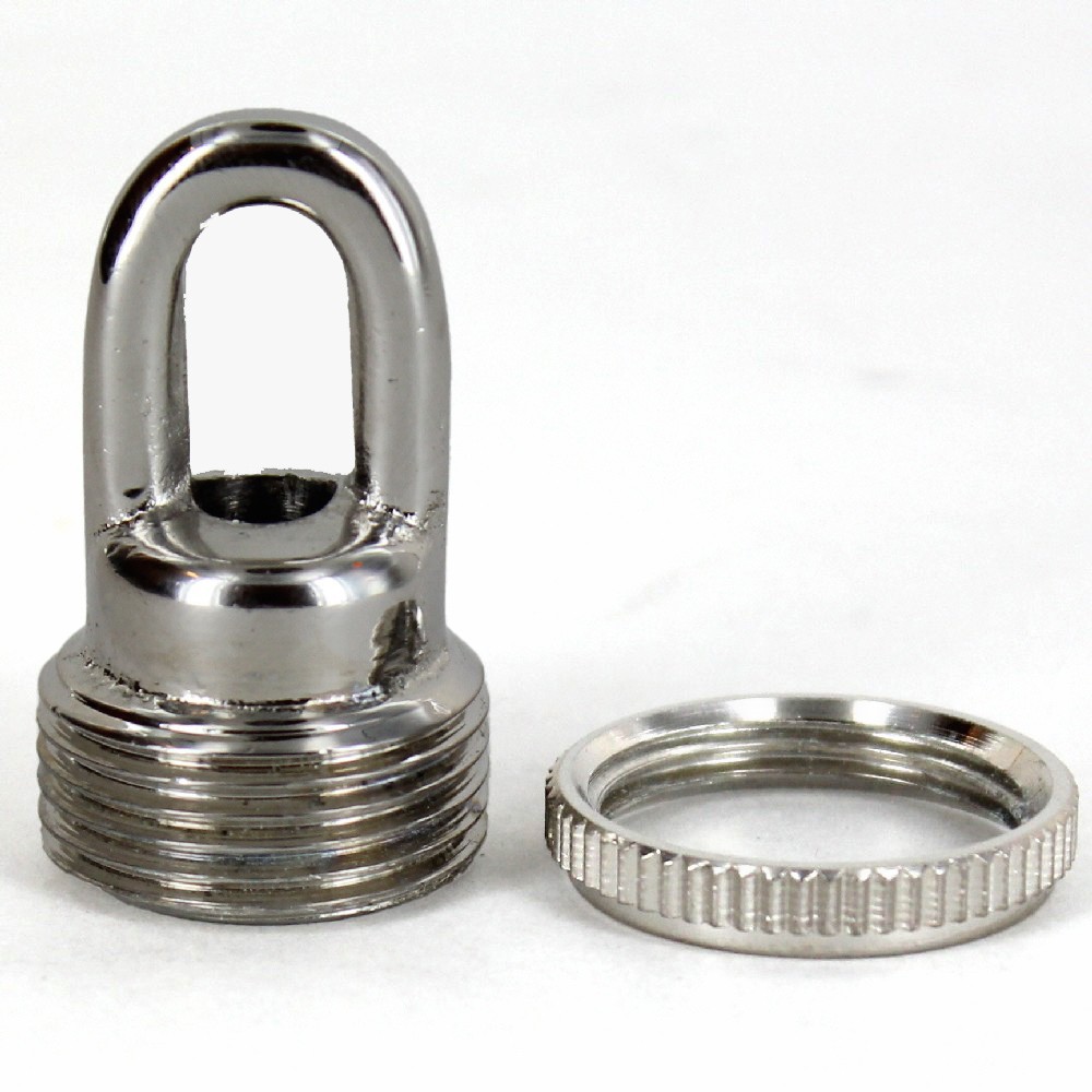 1/4ips - Female Threaded - Screw Collar Loop with Ring and Wire Way - Nickel Plated Finish Questions & Answers