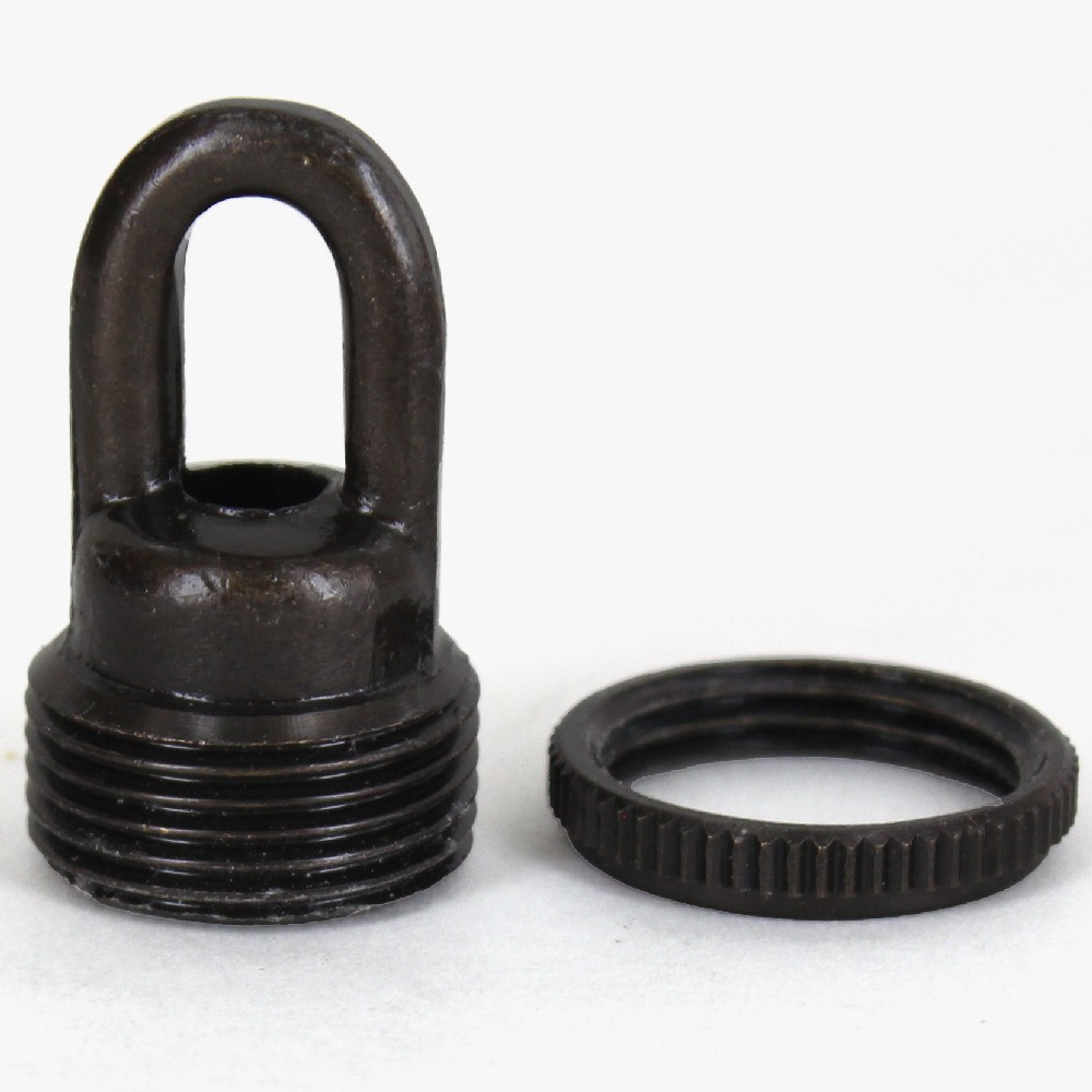 1/4ips - Female Threaded - Screw Collar Loop with Ring and Wire Way - Antique Bronze Finish Questions & Answers