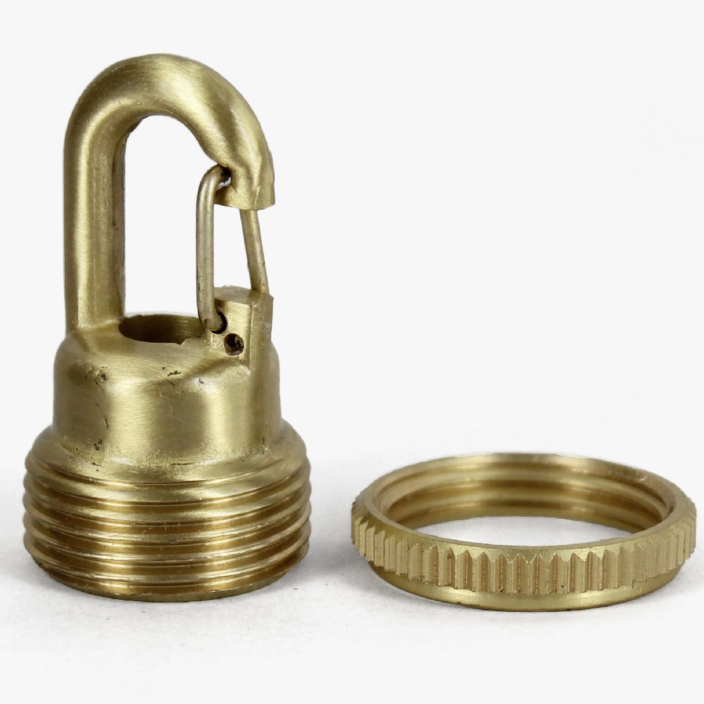 1/4ips - Female Threaded - Snap Hook Quick Collar Loop - Polished Brass Finish Questions & Answers