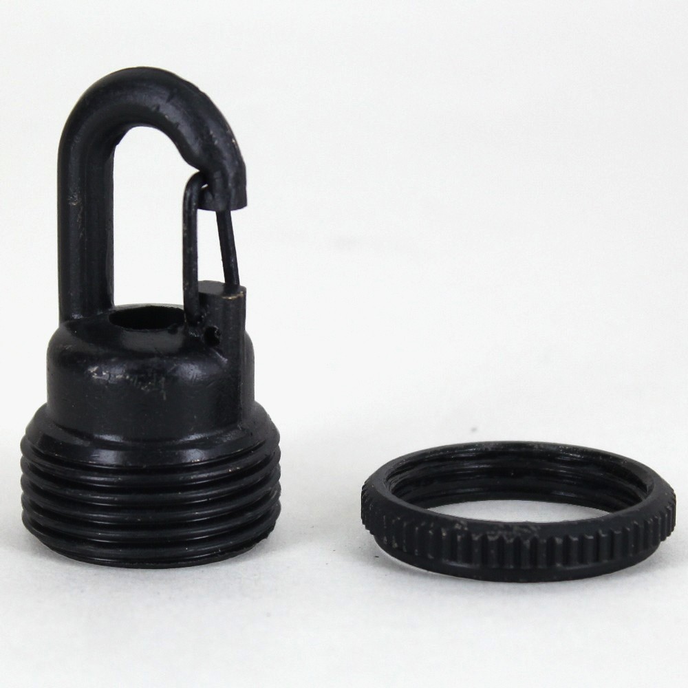 1/4ips - Female Threaded - Snap Hook Quick Collar Loop - Black Finish Questions & Answers