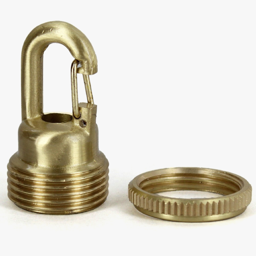 1/4ips - Female Threaded - Snap Hook Quick Collar Loop - Brushed Brass Finish Questions & Answers