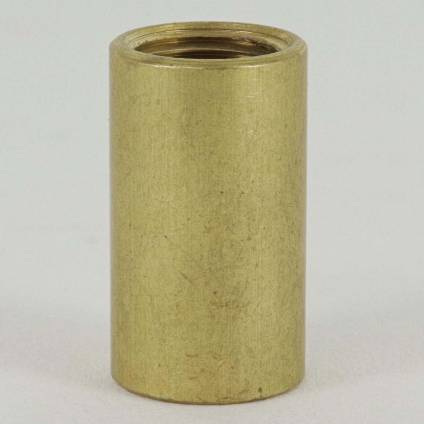 1/4-20 UNC X 1/8ips - 1/2in W x 7/8in H Threaded Straight Coupling - Unfinished Brass Questions & Answers