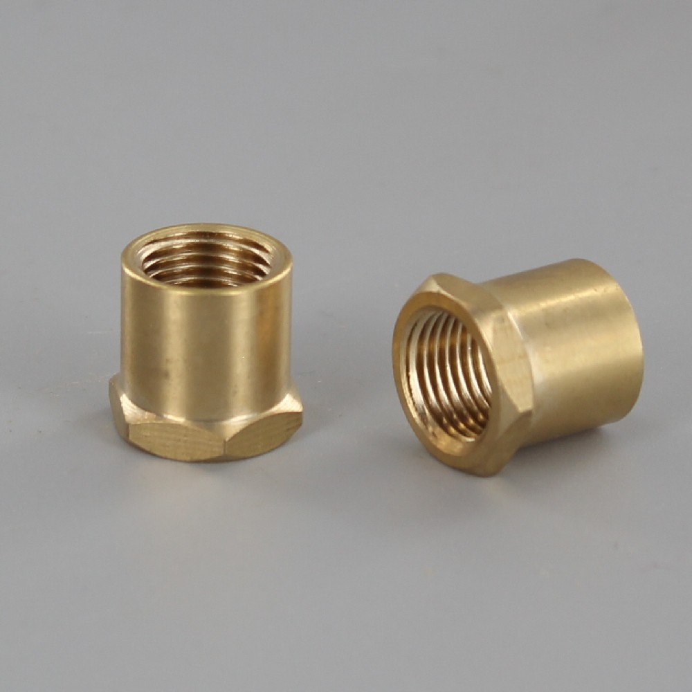 1/8ips - 1/2in W X 1/2in H Threaded Brass Hex Coupling - Unfinished Brass Questions & Answers