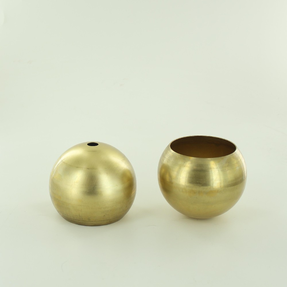 80mm. Open Ball Shade with 1/8ips Hole and 2-1/4in. Opening - Unfinished Brass Questions & Answers