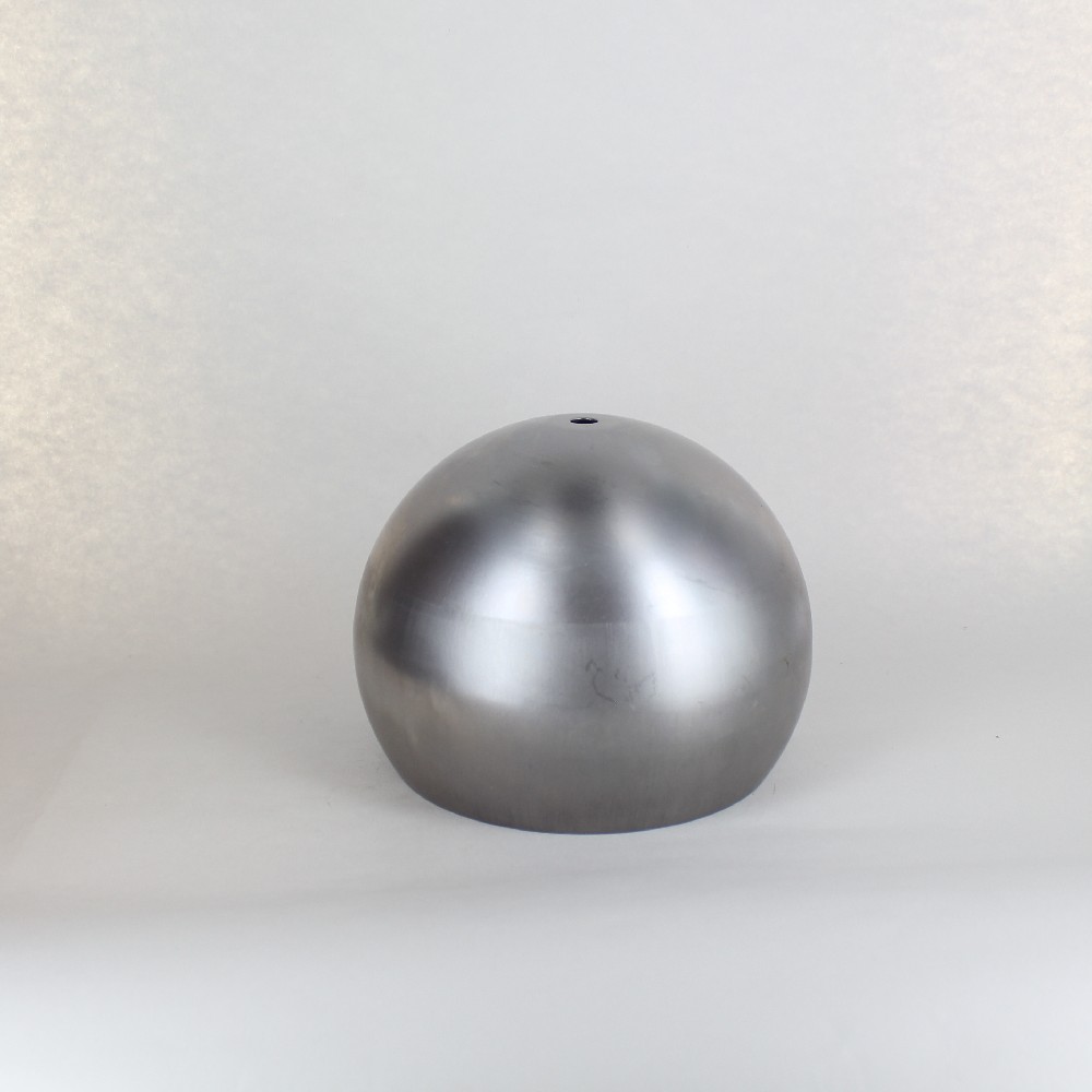 180mm (7in) Steel Open Ball Lamp Shade With 1/8ips Slip Through Center Hole - Unfinished Steel Questions & Answers