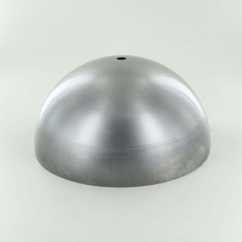 200mm. Dome Shade with 1/8ips. Slip Through Hole - Unfinished Steel Questions & Answers