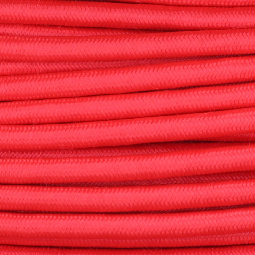 16/3 SJT-B Red Nylon Fabric Cloth Covered Lamp and Lighting Wire. Questions & Answers