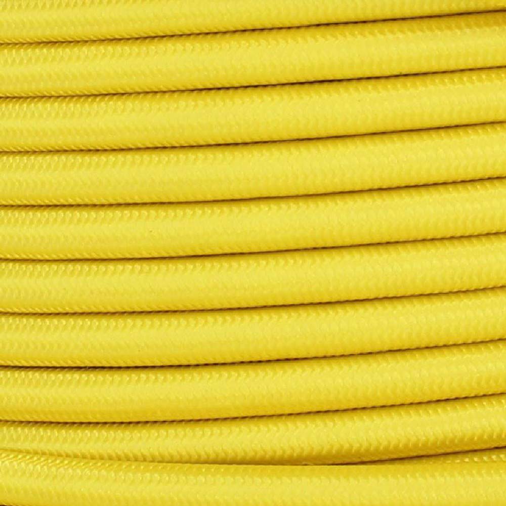 18/3 SJT-B Yellow Nylon Fabric Cloth Covered Lamp and Lighting Wire. Questions & Answers