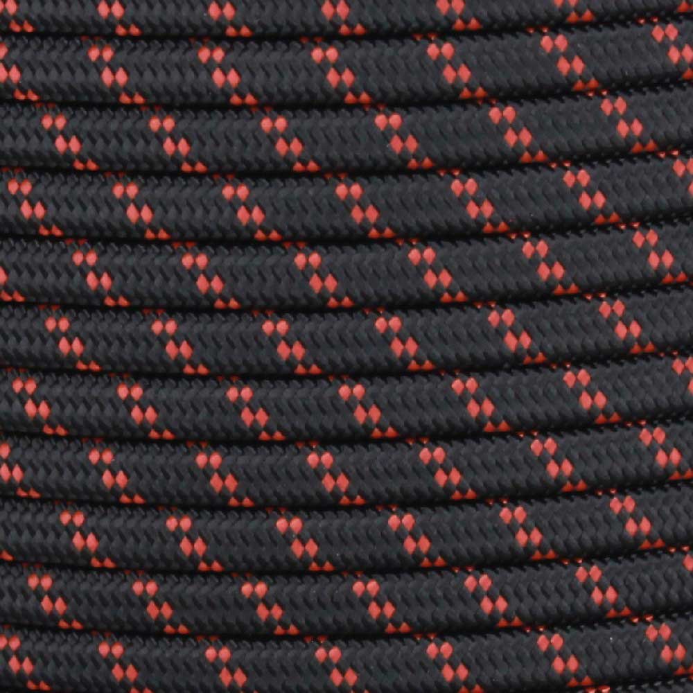 18/2 SPT2-B Black with Burnt Orange 2 Line Pattern Fabric Cloth Covered Lamp and Lighting Wire Questions & Answers