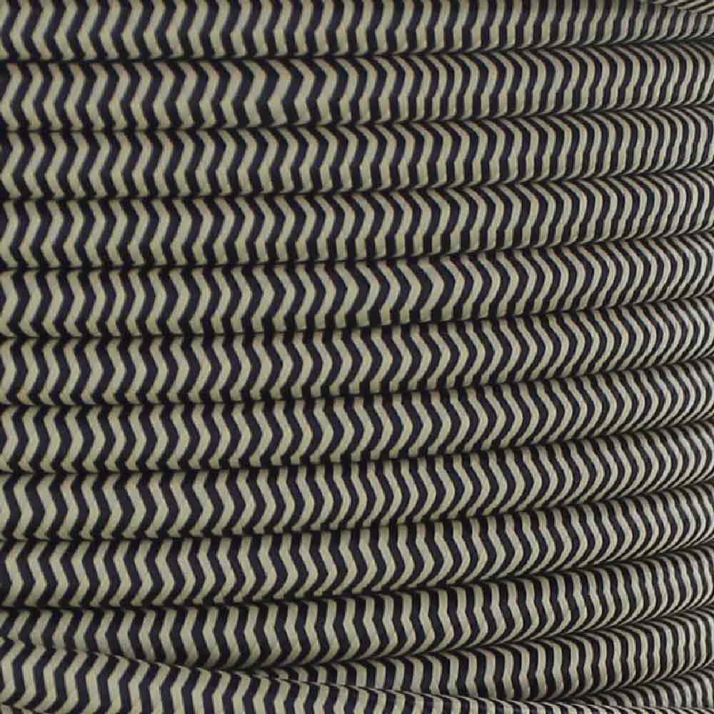 18/3 SVT-B Black/Beige Zig-Zag Pattern Nylon Fabric Cloth Covered Pendant And Table Lamp Wire Questions & Answers