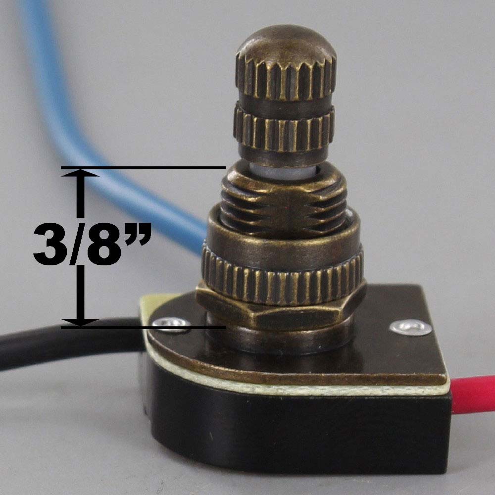 3/8in Shank Two-circuit Four-position 3-Way Rotary Switch - Antique Brass. Questions & Answers