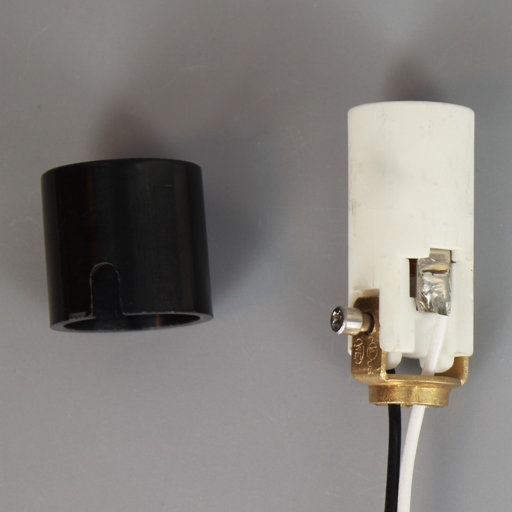 1-5/8in Height Porcelain E-12 Base Damp Location Rated Lamp Socket with 24in Wire Leads. Questions & Answers