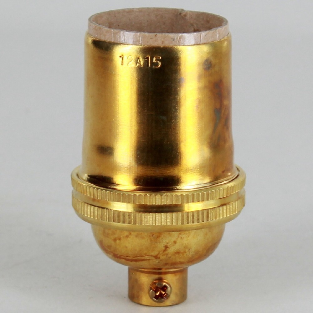 E-26 Keyless Socket with 1/8ips. Female Cap - Unfinished Brass Questions & Answers