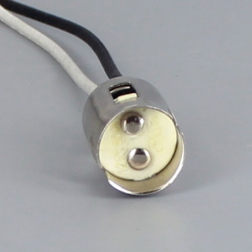 1/8ips. BA15D Bayonet Double Contact LED/ Halogen Socket with 18in. Leads Questions & Answers