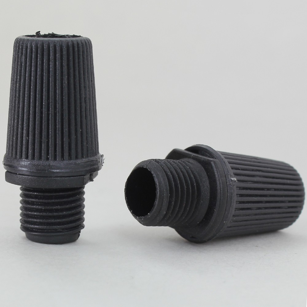 1/8ips. Male Threaded Plastic SVT Strain Relief - Black Questions & Answers