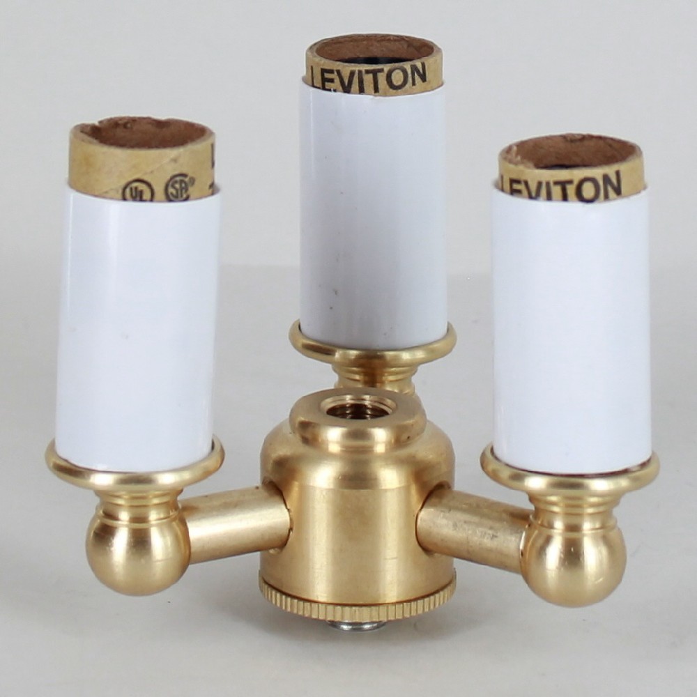 3-Light Lantern Style Cluster Kit with E-12 Base Candle Sockets - Unfinished Brass Questions & Answers