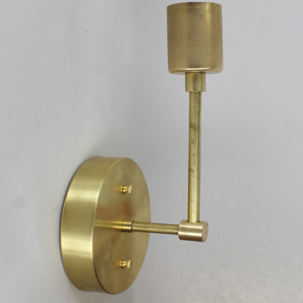 One Light Wall Sconce Kit Unfinished Brass - You Assemble Yourself and Save! Questions & Answers