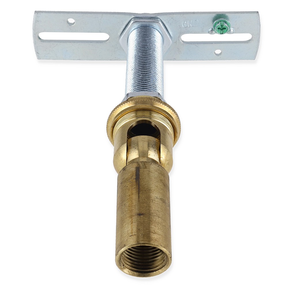 3/8ips. Female Bottom X 3/8ips. Female Top 90 Degree Hang Straight Kit - Unfinished Brass Questions & Answers