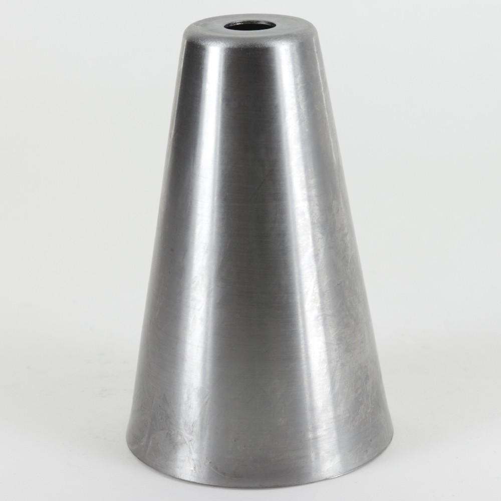 2-1/4in Diameter Steel Cone Cup with 1/8ips Slip Through Center Hole - Unfinished Steel Questions & Answers