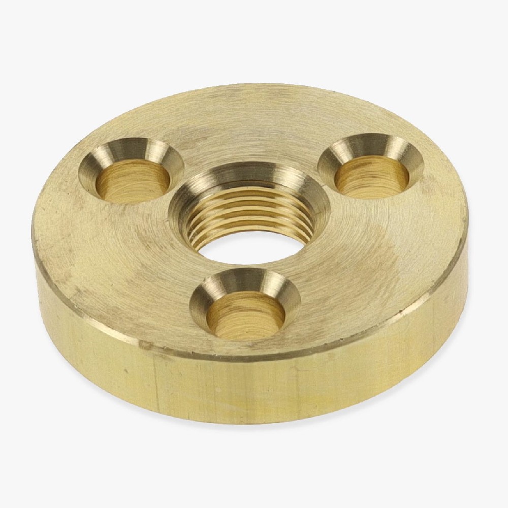 1/8ips Threaded 1-1/4in Diameter Turned Solid Brass Heavy Duty Flange Questions & Answers