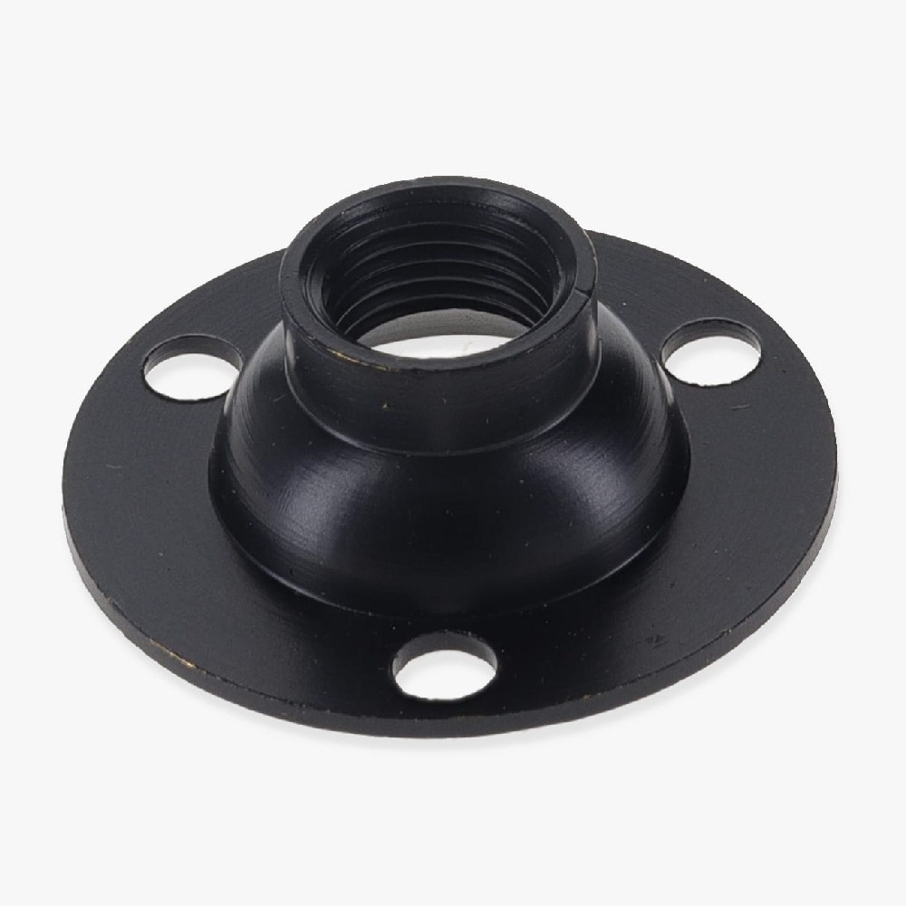 Black Finish Flange with 1/8ips. Threaded Center Hole Questions & Answers