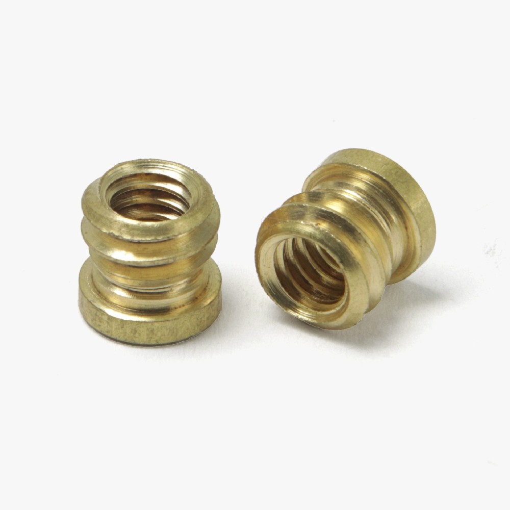 8/32 Female X 1/4-20 UNC Male Thread Reducer with Shoulder - Unfinished Brass Questions & Answers