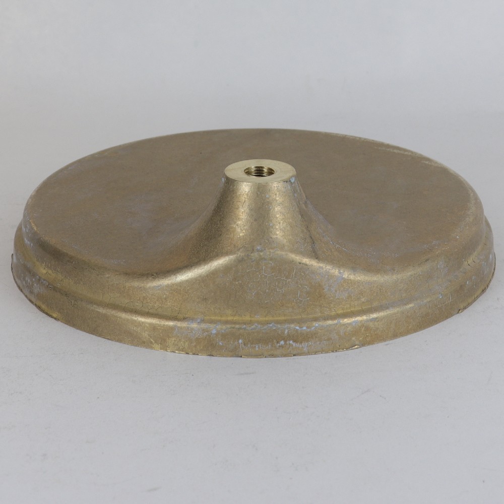 6-3/8in Cast Brass Figurine Base with 1/8ips Threaded Hole - Unfinished Brass Questions & Answers