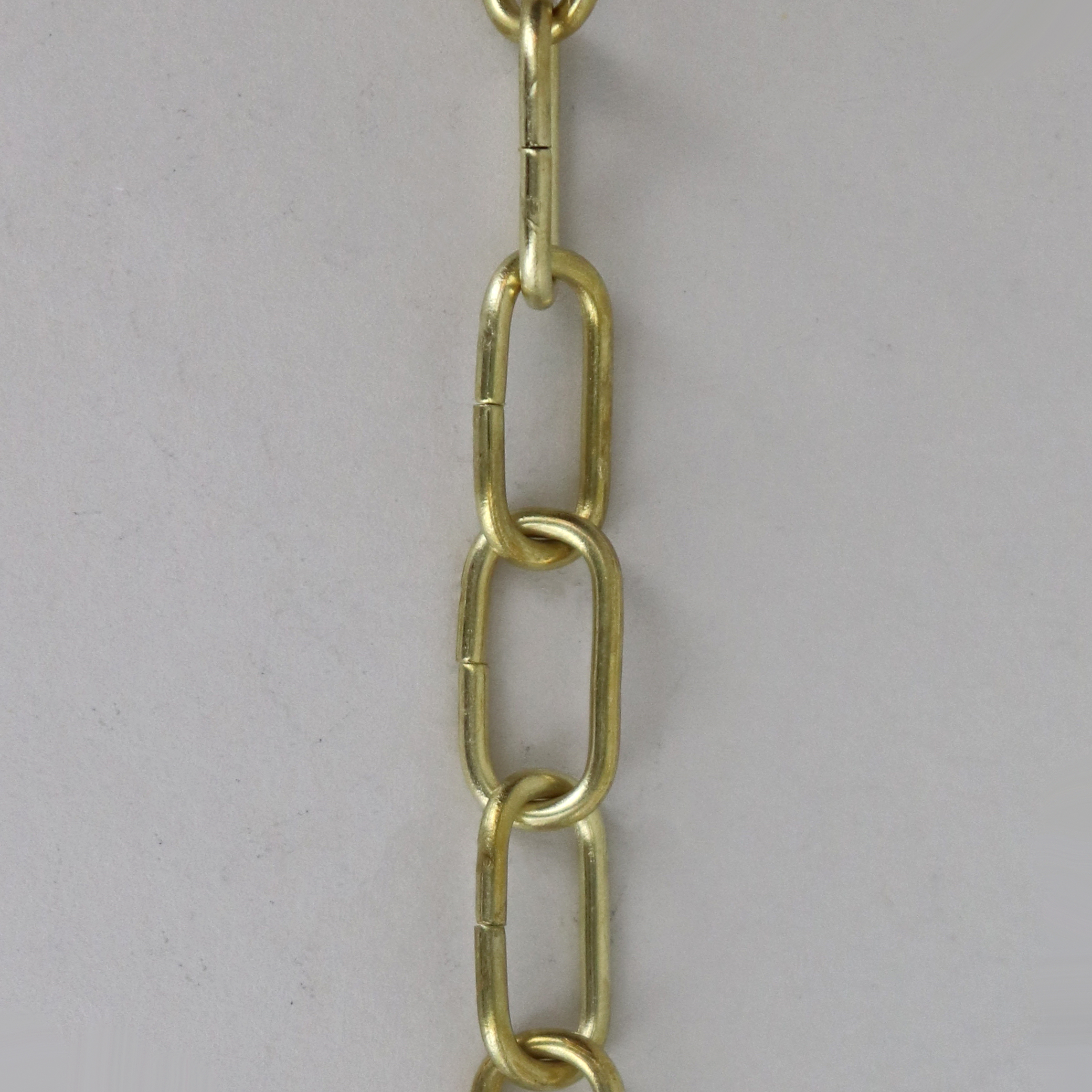 13 Gauge (1/16in) Small Rectangle Chain - Unfinished Brass Questions & Answers