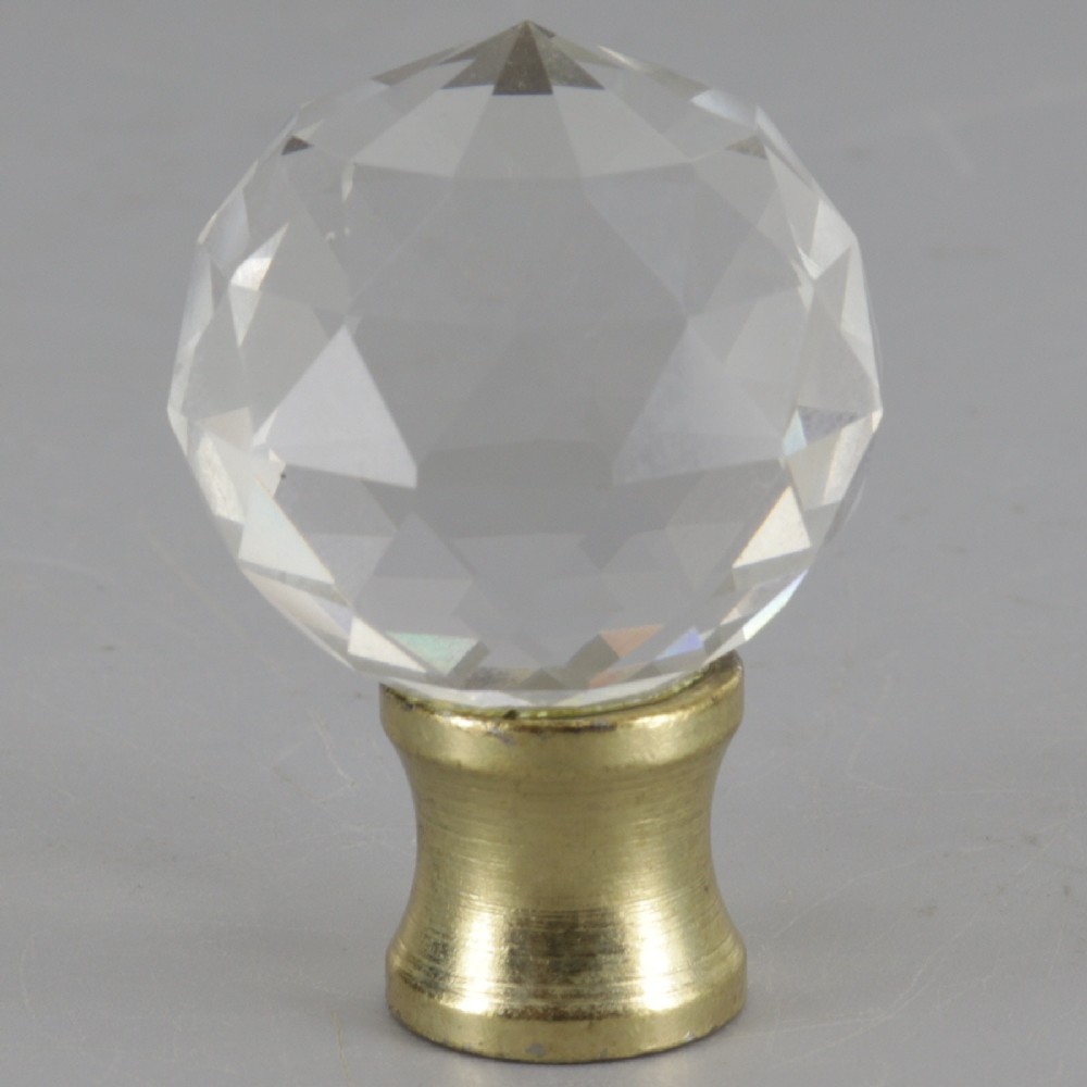 1/4-27 UNF Threaded Cut Crystal Round Ball Finial Questions & Answers