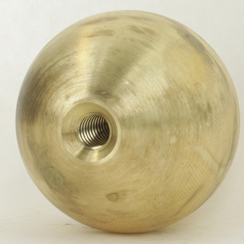 1-1/2in. Diameter Ball - 1/4-20 UNC Tapped Blind Hole - Unfinished Brass Questions & Answers