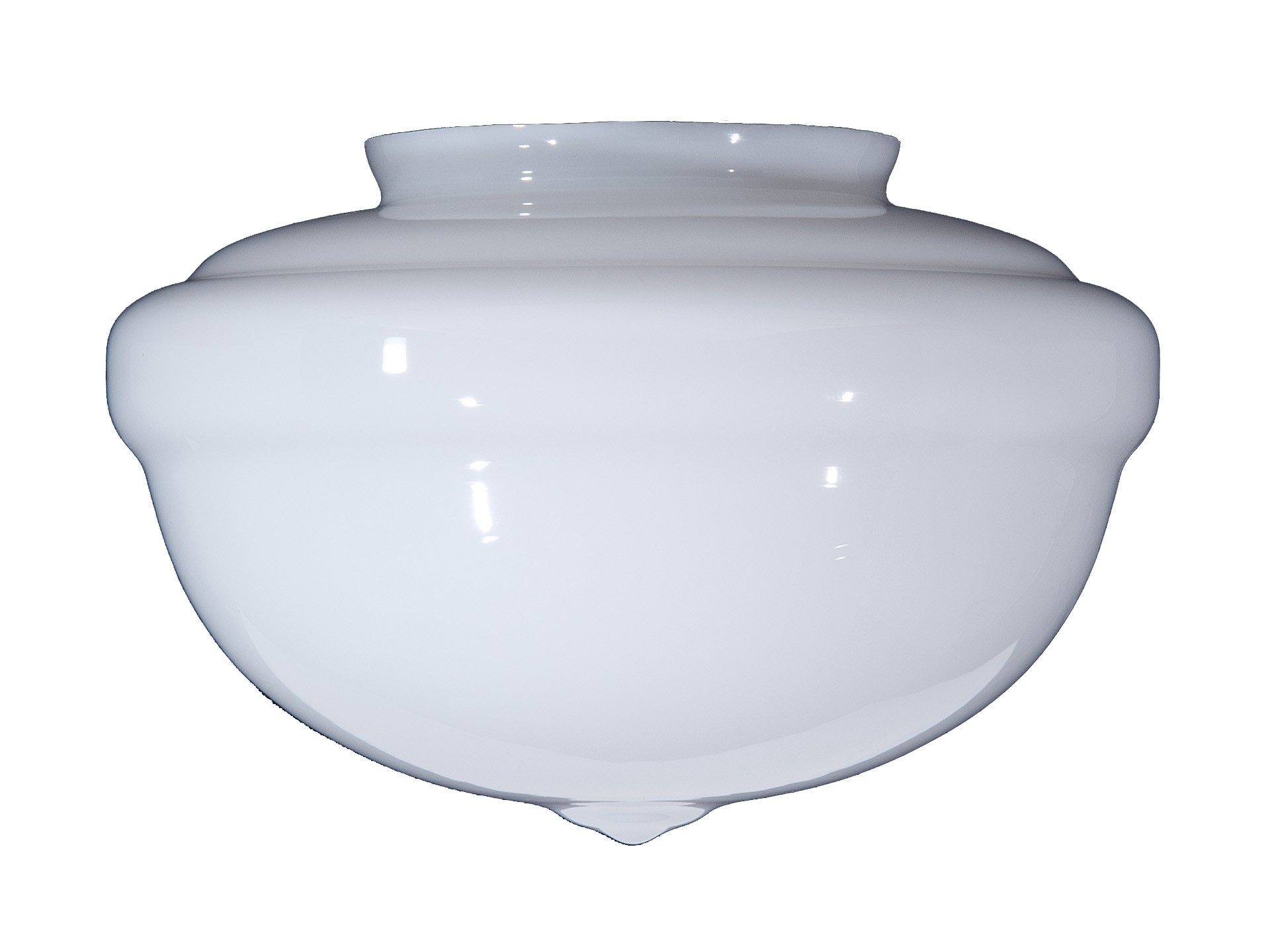 12in Diameter X 9in. High With 6in. Fitter Acorn Shade - Opal White Glass Lamp Shade Questions & Answers