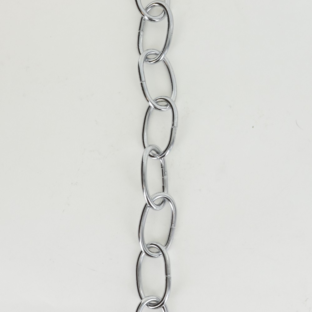 1/8in. Thick Oval Steel Chain Chrome Plated 36in. Questions & Answers