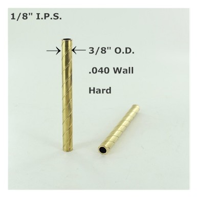 1/8ips. Roped Hard Unfinished Brass Tubing Questions & Answers