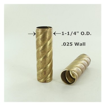 1-1/4in. Roped Unfinished Brass Tubing Questions & Answers