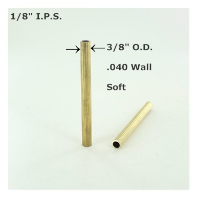 1/8ips. Reeded Soft Unfinished Brass Tubing Questions & Answers