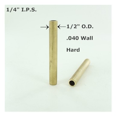 1/4ips. Reeded Hard Unfinished Brass Tubing Questions & Answers