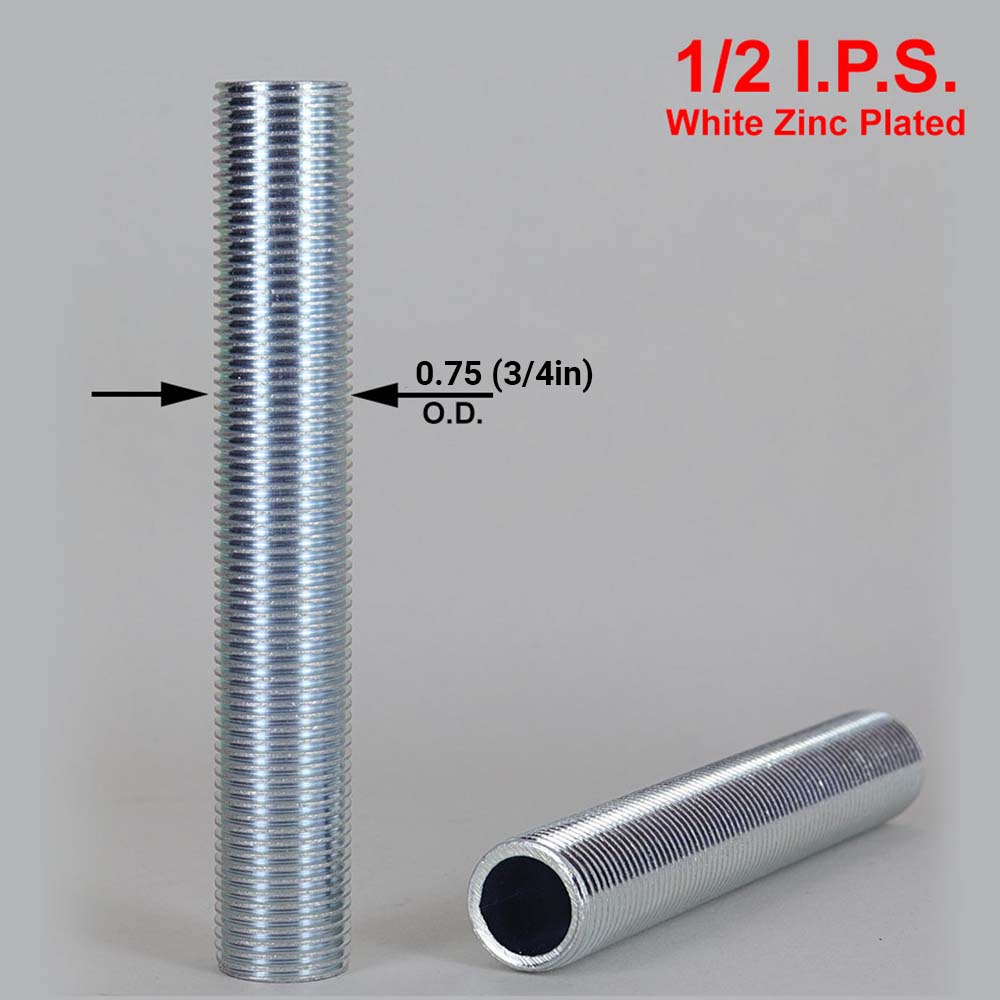 I recently purchased 10in Long X 1/2ips / NPS  Fully Threaded Nipple, what size nut fits this product