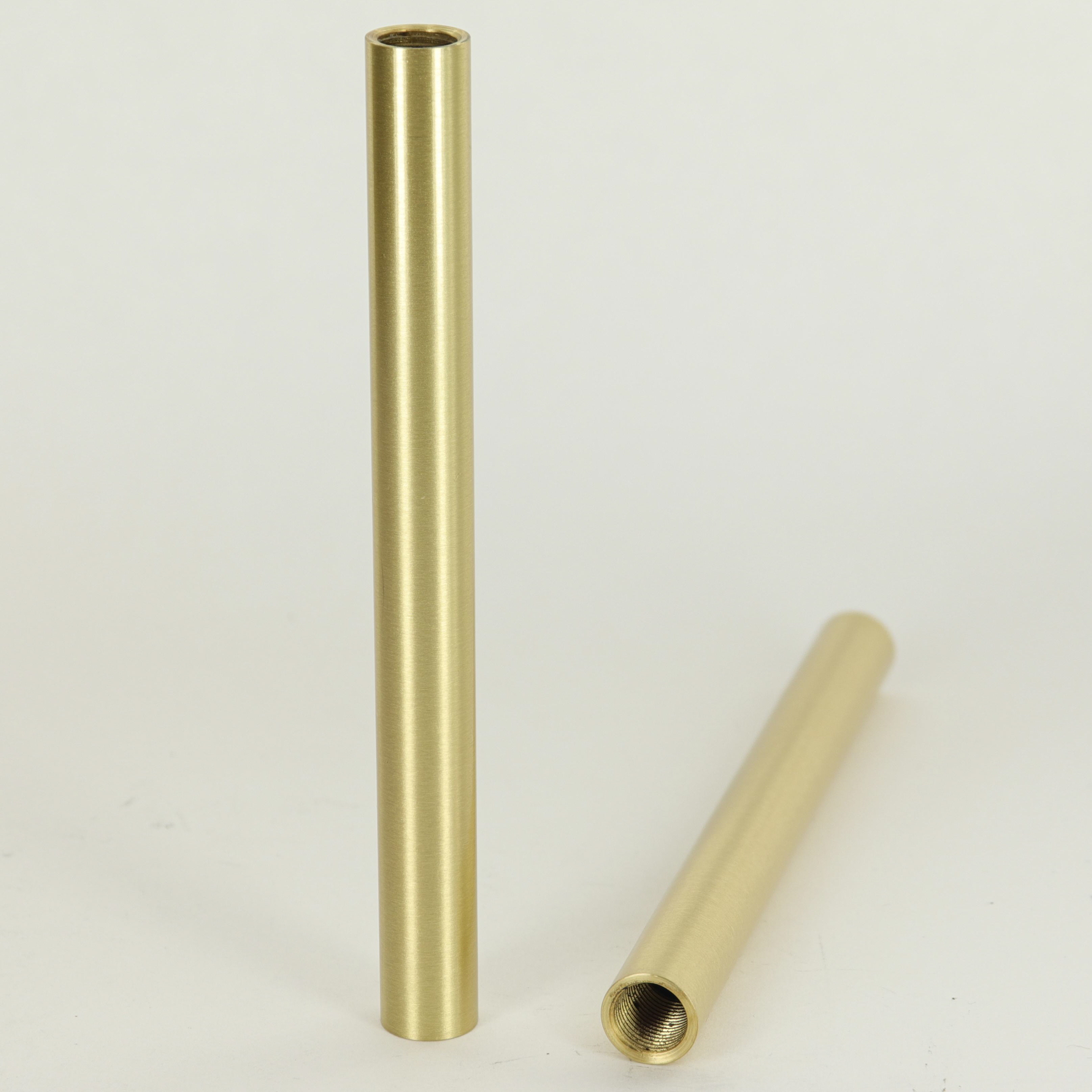 2-1/2in Long - 3/8ips Female Threaded Pipe with 5/8in Deep Thread On Both Ends - Unfinished Brass Questions & Answers